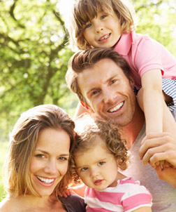 Family Smiling in Dumfries and Montclair, VA